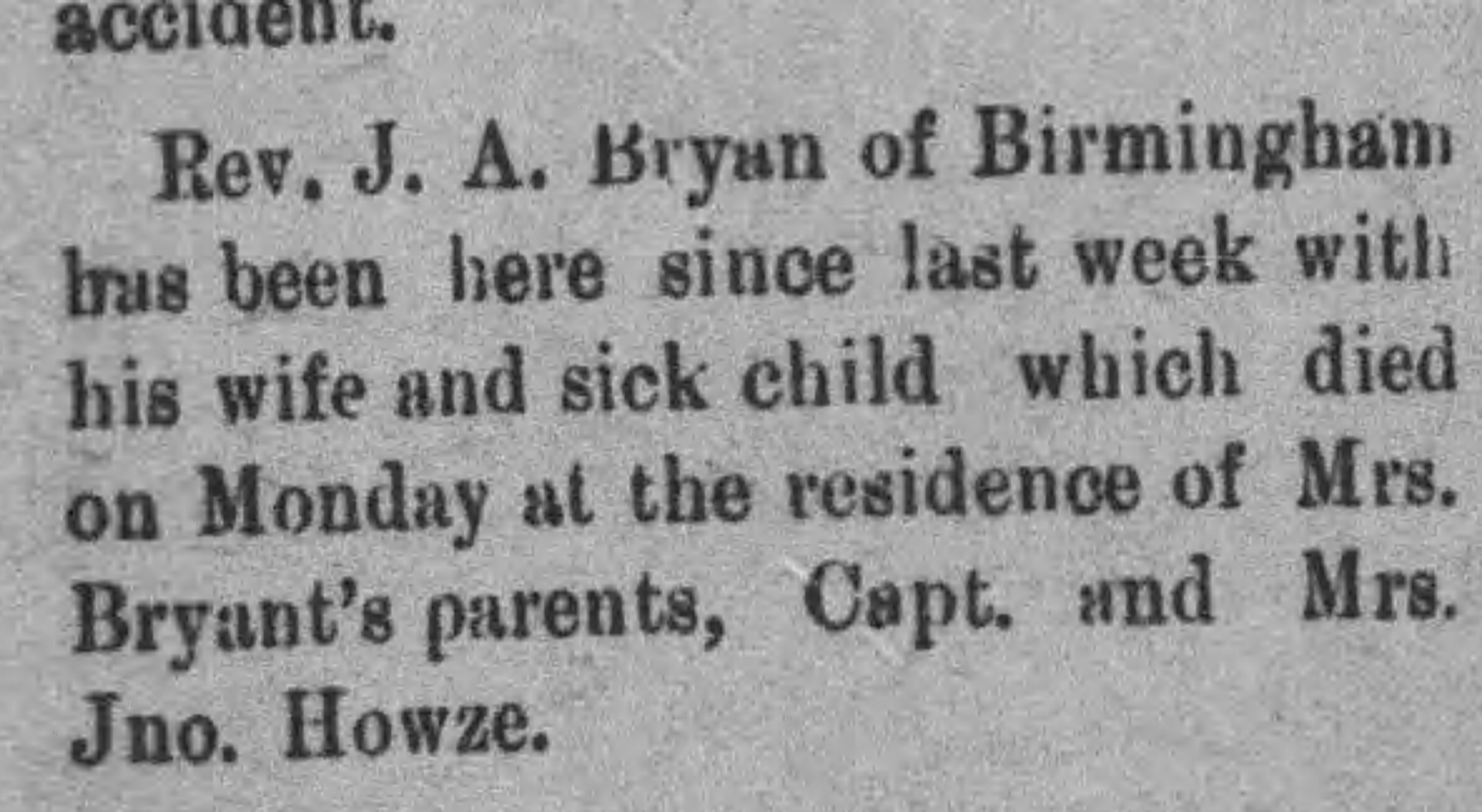 Child dies (Kekomoisa)